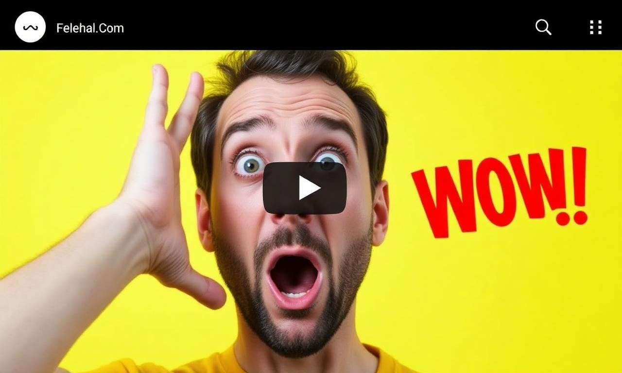 YouTube thumbnail with subject isolated on bold colored background
